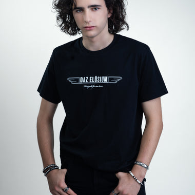 Black DazElusium logo short sleeve Tshirt