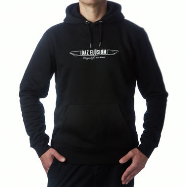 Black DazElusium logo hoodie